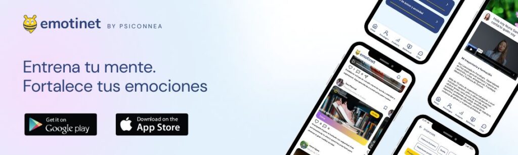 Emotinet App para detectar malestar emocional disponible en Google Play y App Store